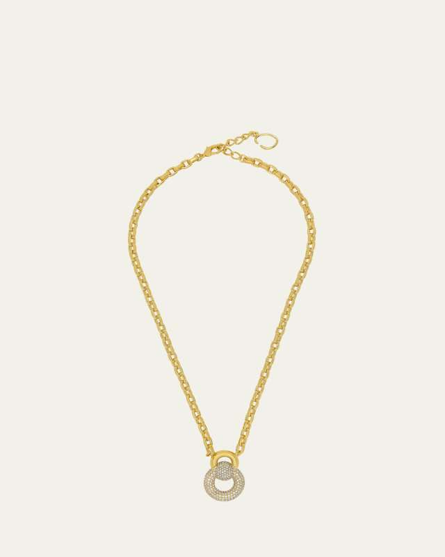 Rhinestone Drop Necklace
